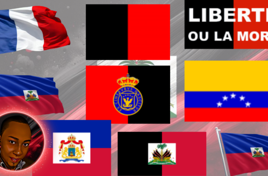 Istwa kache drapo Ayiti an, batay egregò peyi Lafrans ak egregò Ayiti